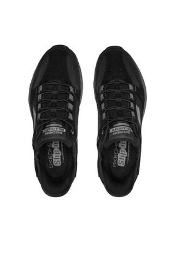 skechers - Skechers Sneakersy 237450 BKCC Czarny. Kolor: czarny. Materiał: skóra