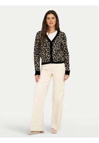 only - ONLY Kardigan Leo 15349819 Brązowy Regular Fit. Kolor: brązowy. Materiał: syntetyk #6