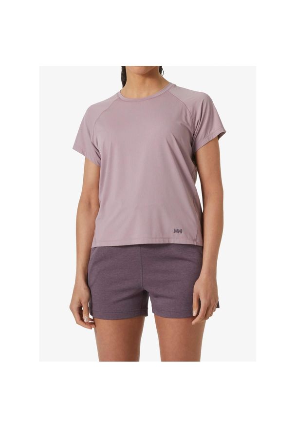 Koszulka damska Helly Hansen W Shine Solen T-Shirt. Kolor: fioletowy