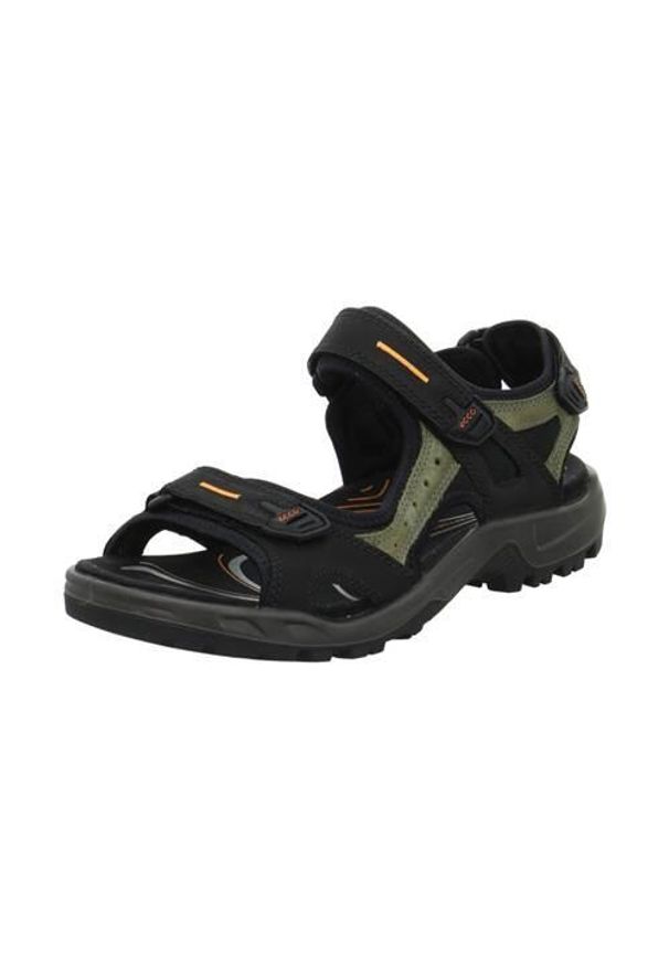 ecco - Buty do chodzenia męskie Ecco Offroad Marine. Zapięcie: rzepy. Kolor: czarny. Materiał: materiał, syntetyk. Sport: turystyka piesza
