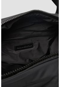 Karl Lagerfeld - KARL LAGERFELD Czarna torba podróżna pikowana. Kolor: czarny. Sport: fitness #7