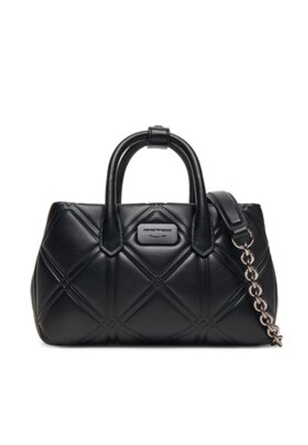 Emporio Armani Torebka EW002955 AF19662 UC001 Czarny. Kolor: czarny. Materiał: skórzane