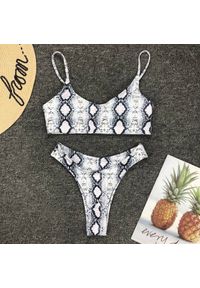 Intica - Bikini push-up ze stringami na plażę i basen UV odporne Andriette. Materiał: tkanina, materiał