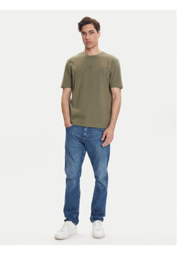 BOSS T-Shirt Tchup 50473278 Zielony Relaxed Fit. Kolor: zielony. Materiał: bawełna