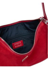 Tommy Jeans Torebka Tjw Slouchy Suede Shoulder Bag AW0AW18859 Czerwony. Kolor: czerwony. Materiał: skórzane, zamszowe #3