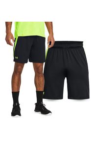 Under Armour - Spodenki fitness męskie UNDER ARMOUR Tech Vent Shorts Szorty. Kolor: brązowy, wielokolorowy, zielony. Sport: fitness #1