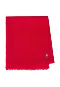 Wittchen - Damski szal wełniany cienki. Kolor: czerwony. Materiał: wełna. Styl: klasyczny, elegancki #1