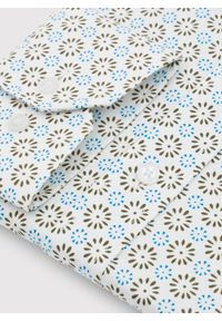 Pako Lorente - PAKO LORENTE - Biała koszula mikrowzór. Kolor: biały. Materiał: bawełna, elastan. Długość rękawa: długi rękaw. Długość: długie. Sezon: jesień #2