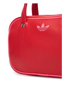 Adidas - adidas Torebka Adicolor XS JX7875 Czerwony. Kolor: czerwony. Materiał: skórzane