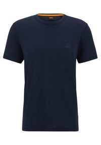 BOSS - Boss T-Shirt 50478771 Granatowy Regular Fit. Kolor: niebieski. Materiał: bawełna