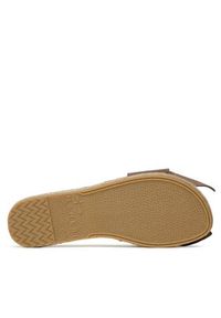Manebi Espadryle Suede Sandals With Bow W 1.9 J0 Brązowy. Kolor: brązowy. Materiał: zamsz, skóra