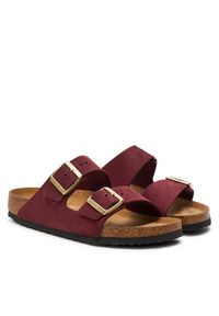 Birkenstock Klapki Arizona Sfb Lenb1028719 Czerwony. Kolor: czerwony. Materiał: nubuk, skóra #3