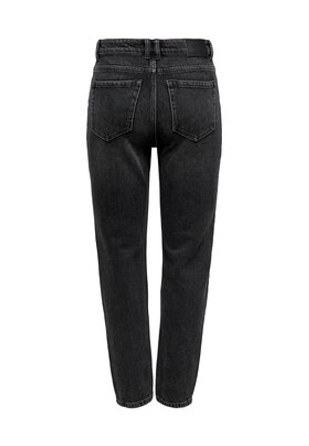 only - ONLY Jeansy Emily 15235780 Czarny Straight Fit. Kolor: czarny