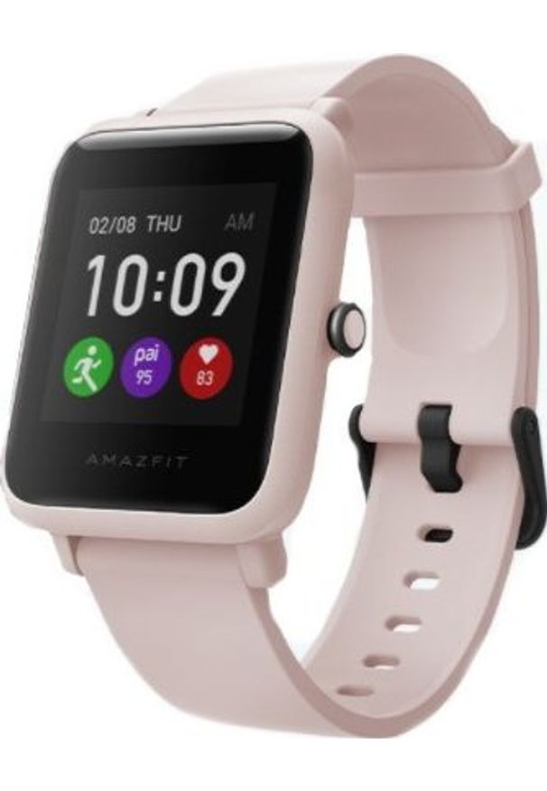 AMAZFIT - Smartwatch Amazfit Bip S Lite Różowy (ZEG-SMW-0070). Rodzaj zegarka: smartwatch. Kolor: różowy