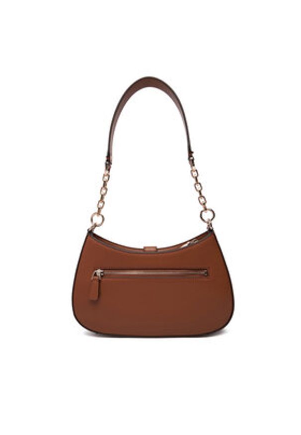 Guess Torebka Carrie HWVG98 96180 Brązowy. Kolor: brązowy. Materiał: skórzane