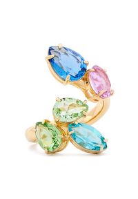 Swarovski Pierścionek Gema 5746907 Kolorowy. Materiał: metalowe. Wzór: kolorowy #2