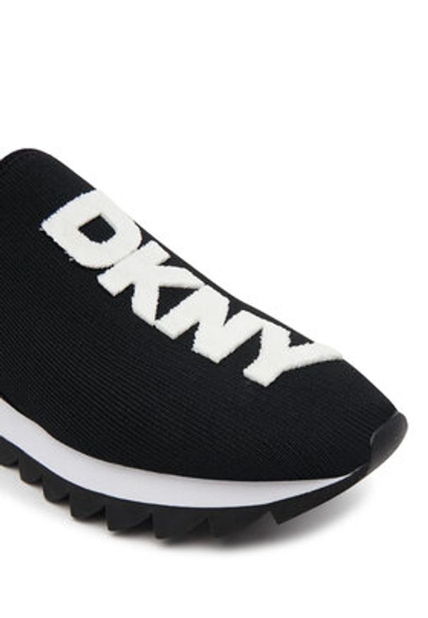 DKNY Sneakersy Abbi K3500764 Czarny. Kolor: czarny. Materiał: materiał