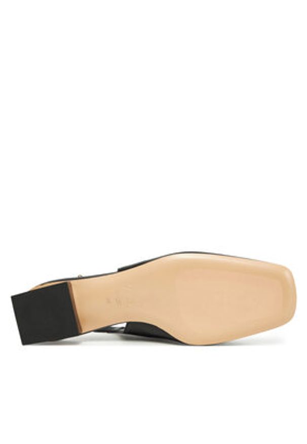 AGL Sandały Angie L Spike D557007PCSOFTY0000 Czarny. Kolor: czarny. Materiał: skóra