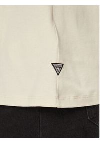 Guess T-Shirt M4GI49 KBW41 Beżowy Slim Fit. Kolor: beżowy. Materiał: bawełna #3