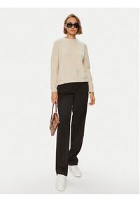 Weekend Max Mara Sweter 2425366111 Écru Regular Fit. Materiał: wełna #2