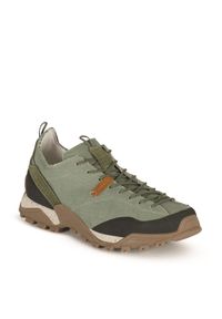 Buty sportowe trekkingowe damskie Aku Nativa lekkie wytrzymałe. Kolor: zielony. Styl: sportowy
