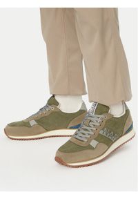 Napapijri Sneakersy NP0A8B2W Kolorowy. Materiał: skóra, zamsz. Wzór: kolorowy #1