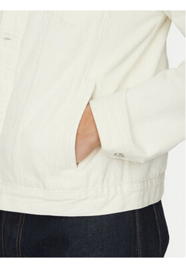 TOMMY HILFIGER - Tommy Hilfiger Kurtka jeansowa MW0MW39212 Écru Regular Fit. Materiał: bawełna