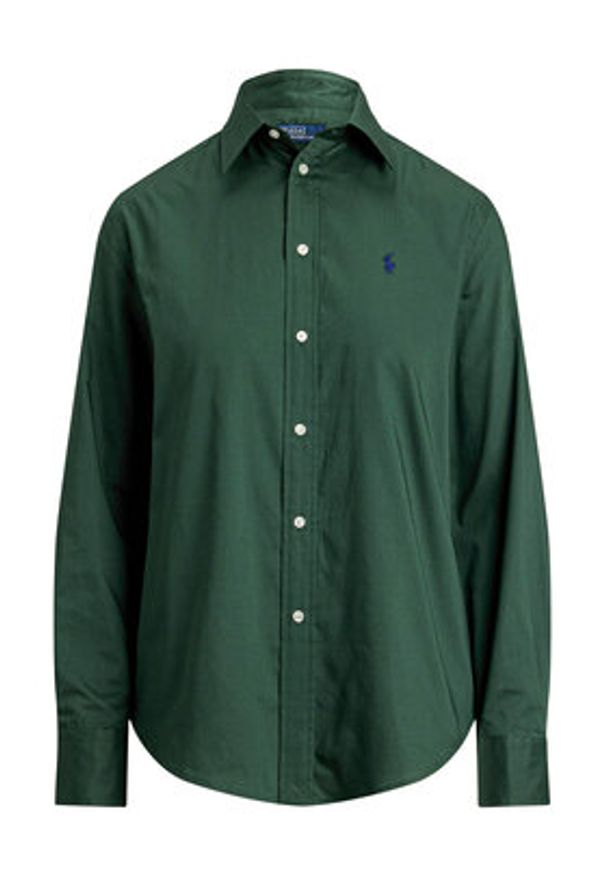 Polo Ralph Lauren Koszula 211A92177004 Zielony Classic Fit. Typ kołnierza: polo. Kolor: zielony. Materiał: bawełna