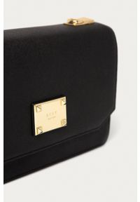 DKNY - Dkny - Torebka skórzana. Kolor: czarny. Materiał: skórzane. Rodzaj torebki: na ramię #3
