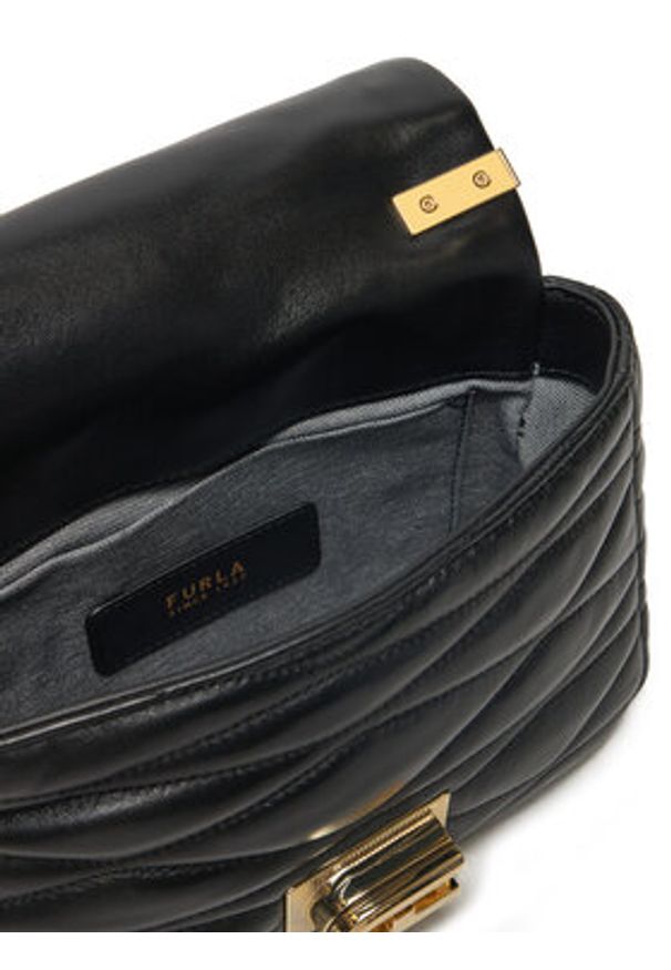Furla Torebka WB01671 BX3221 O6000 Czarny. Kolor: czarny. Materiał: skórzane
