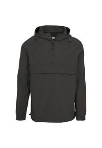 Urban Classics - Urban classic crinkle nylon pull over parka. Kolor: czarny, wielokolorowy, biały. Materiał: nylon. Sezon: zima #1