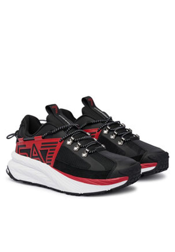 EA7 Emporio Armani Sneakersy 7X000352 AF18833 MZ151 Czarny. Kolor: czarny. Materiał: materiał