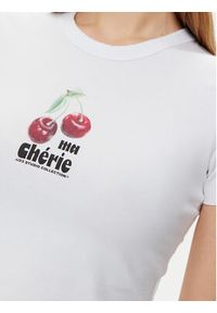 JJXX T-Shirt Gigi 12277657 Biały Stretch Fit. Kolor: biały. Materiał: bawełna #3