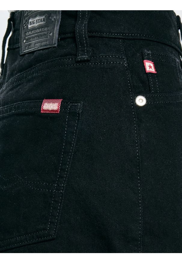 Big-Star - Jeansy damskie mom jeans czarne Silla 936. Okazja: na co dzień. Stan: podwyższony. Kolor: czarny. Sezon: lato. Styl: casual, elegancki