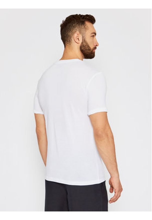 TOMMY HILFIGER - Tommy Hilfiger T-Shirt Logo UM0UM01915 Biały Regular Fit. Kolor: biały. Materiał: bawełna