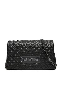 Love Moschino - LOVE MOSCHINO Torebka JC4230PP0LLA000A Czarny. Kolor: czarny. Materiał: skórzane