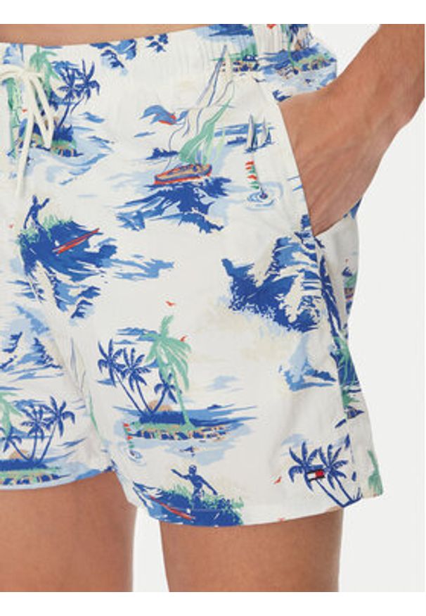 TOMMY HILFIGER - Tommy Hilfiger Szorty kąpielowe UM0UM03491 Kolorowy Regular Fit. Materiał: syntetyk. Wzór: kolorowy