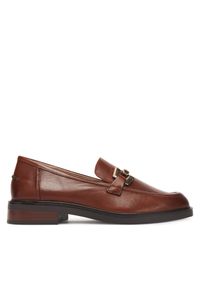 Loafersy Caprice. Kolor: brązowy
