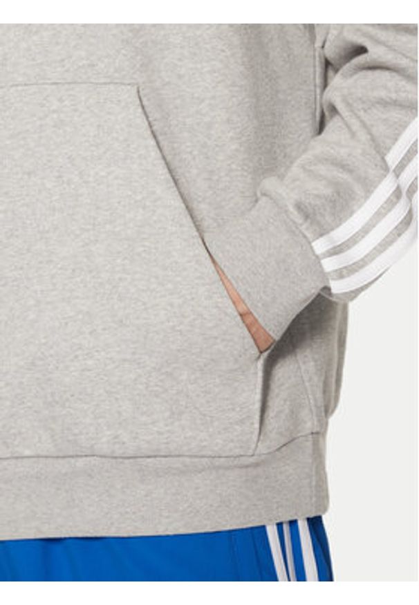 Adidas - adidas Bluza adicolor JP1076 Szary Loose Fit. Kolor: szary. Materiał: bawełna, syntetyk