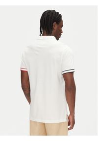 Tommy Jeans Polo Flag Cuff DM0DM21306 Écru Slim Fit. Typ kołnierza: polo. Materiał: bawełna #5