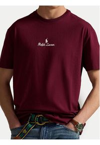 Polo Ralph Lauren T-Shirt 710981370007 Bordowy Classic Fit. Typ kołnierza: polo. Kolor: czerwony. Materiał: bawełna #5