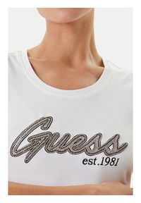 Guess T-Shirt W5YI16 J1314 Biały Regular Fit. Kolor: biały. Materiał: bawełna #4