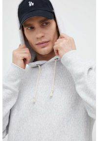 Champion bluza męska kolor szary z kapturem melanżowa. Typ kołnierza: kaptur. Kolor: szary. Długość rękawa: długi rękaw. Długość: długie. Wzór: melanż #4