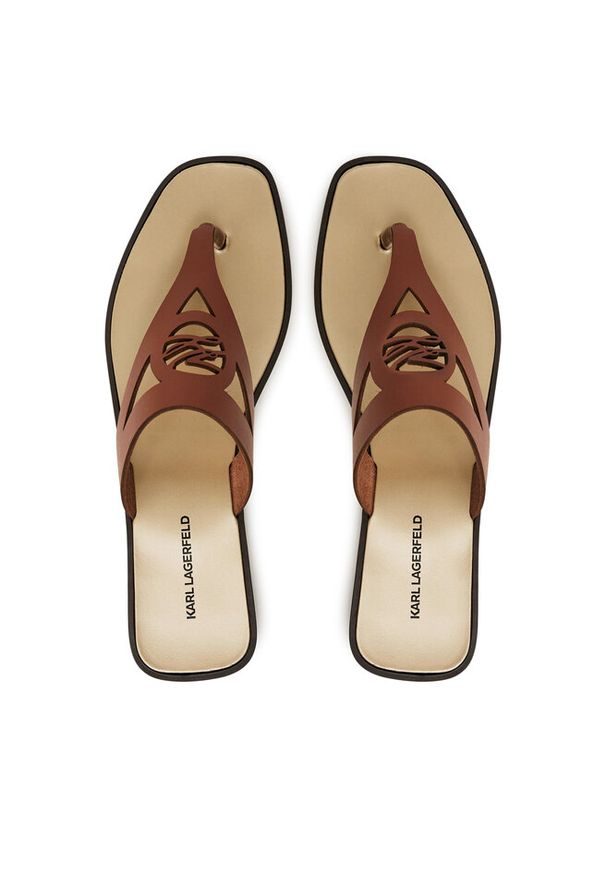 Karl Lagerfeld - Japonki KARL LAGERFELD. Kolor: brązowy