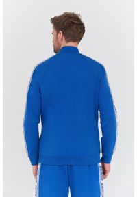 Guess - GUESS Niebieska męska bluza Full Zip, Rozmiar L. Kolor: niebieski #6