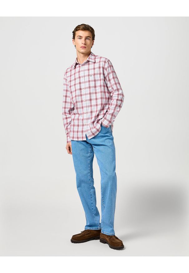 Wrangler - WRANGLER MĘSKIE SPODNIE JEANSOWE TEXAS SKYLINE SPLASH 112362344