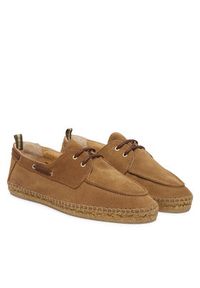 Castañer Espadryle Ned/186 25906 Brązowy jasny. Kolor: brązowy. Materiał: skóra, zamsz #6