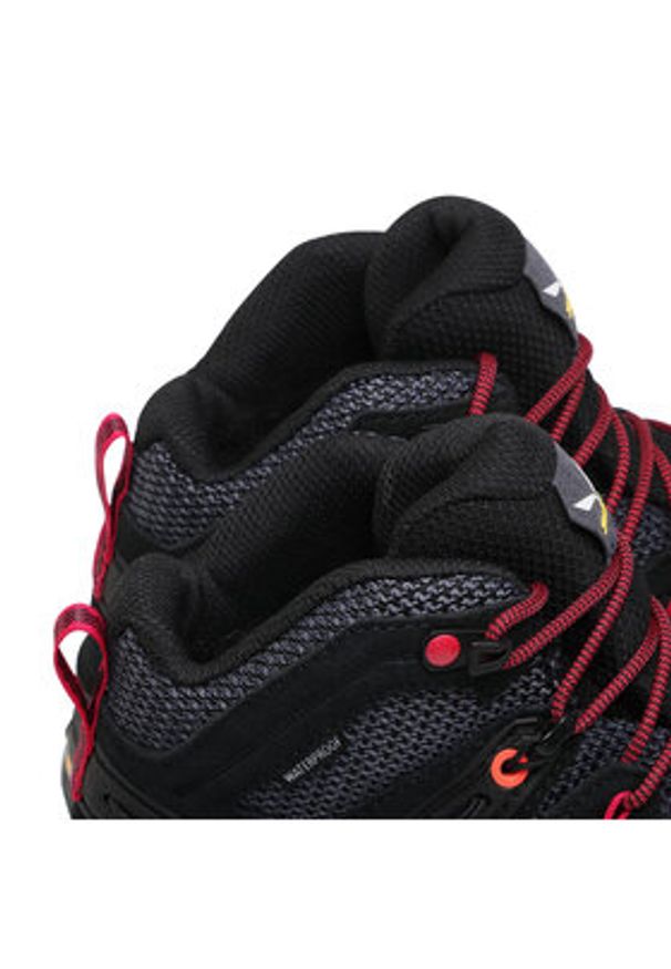 Salewa Trekkingi Ws Alp Mate Mid Wp 61385-0998 Czarny. Kolor: czarny. Materiał: skóra, zamsz