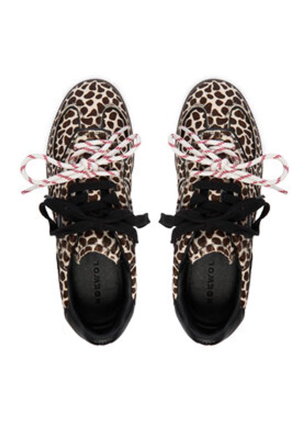 Nokwol Sneakersy August Kolorowy. Materiał: skóra. Wzór: kolorowy