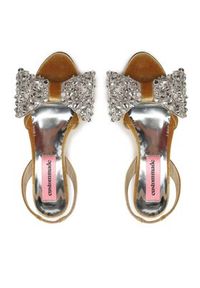 Custommade Sandały Ambla Crystal Bow 999620025 Brązowy. Kolor: brązowy. Materiał: materiał